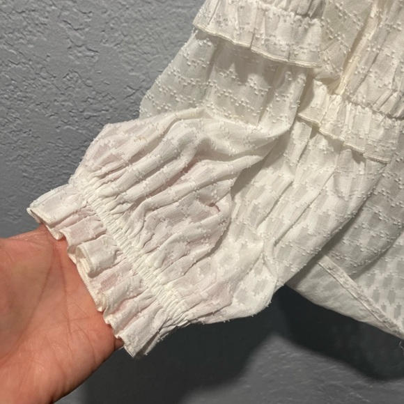 Maeve Elegant White Women's Top - Picture 5 of 7